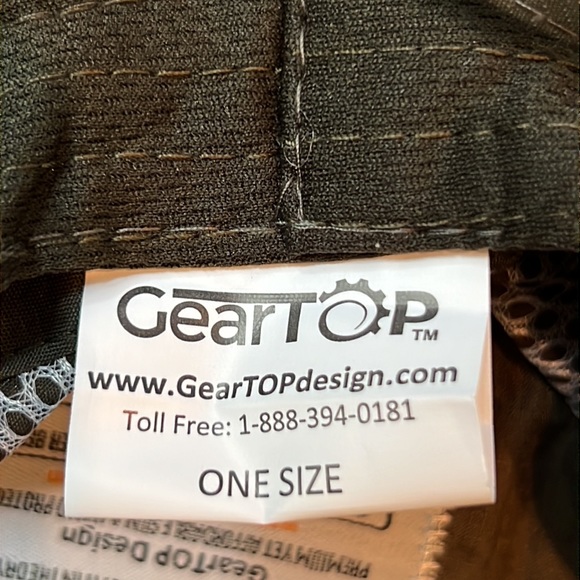 NWOT GearTop UPF 50+ Sunhat Army Green - Picture 5 of 9